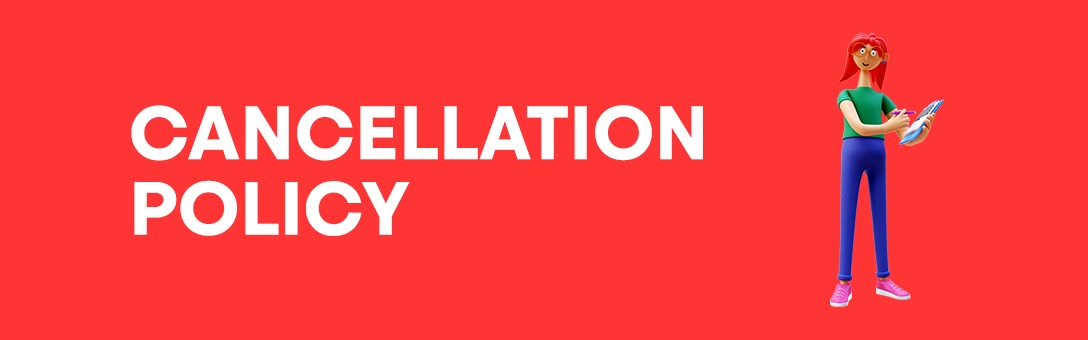 Cancellation Policy (Per Person)